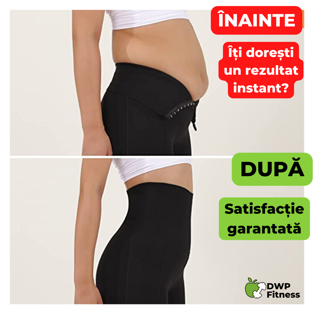 Colanți DWP Fitness Modelatori pentru Slăbit - 2 în 1 - Neopren Complet