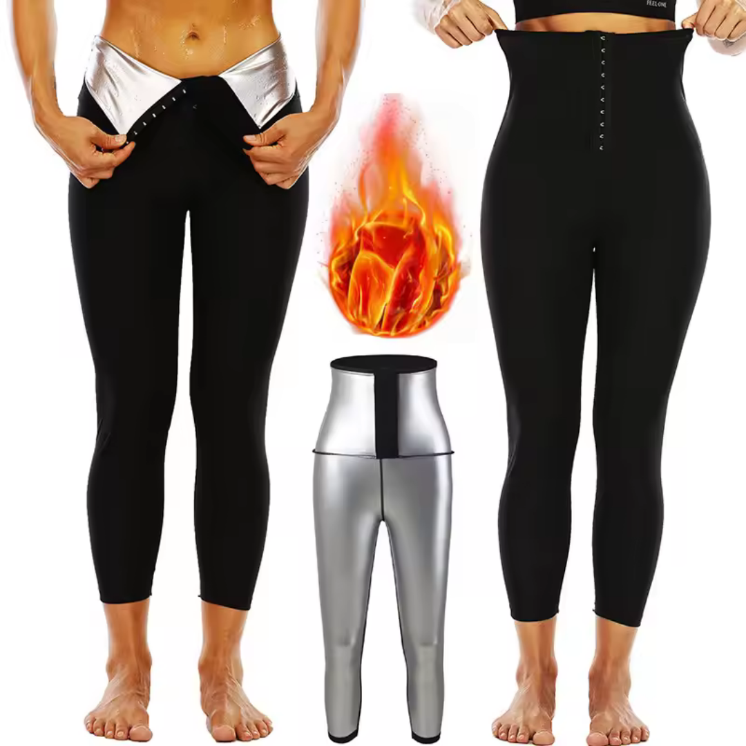 Colanți DWP Fitness Modelatori pentru Slăbit - 2 în 1 - Neopren Complet