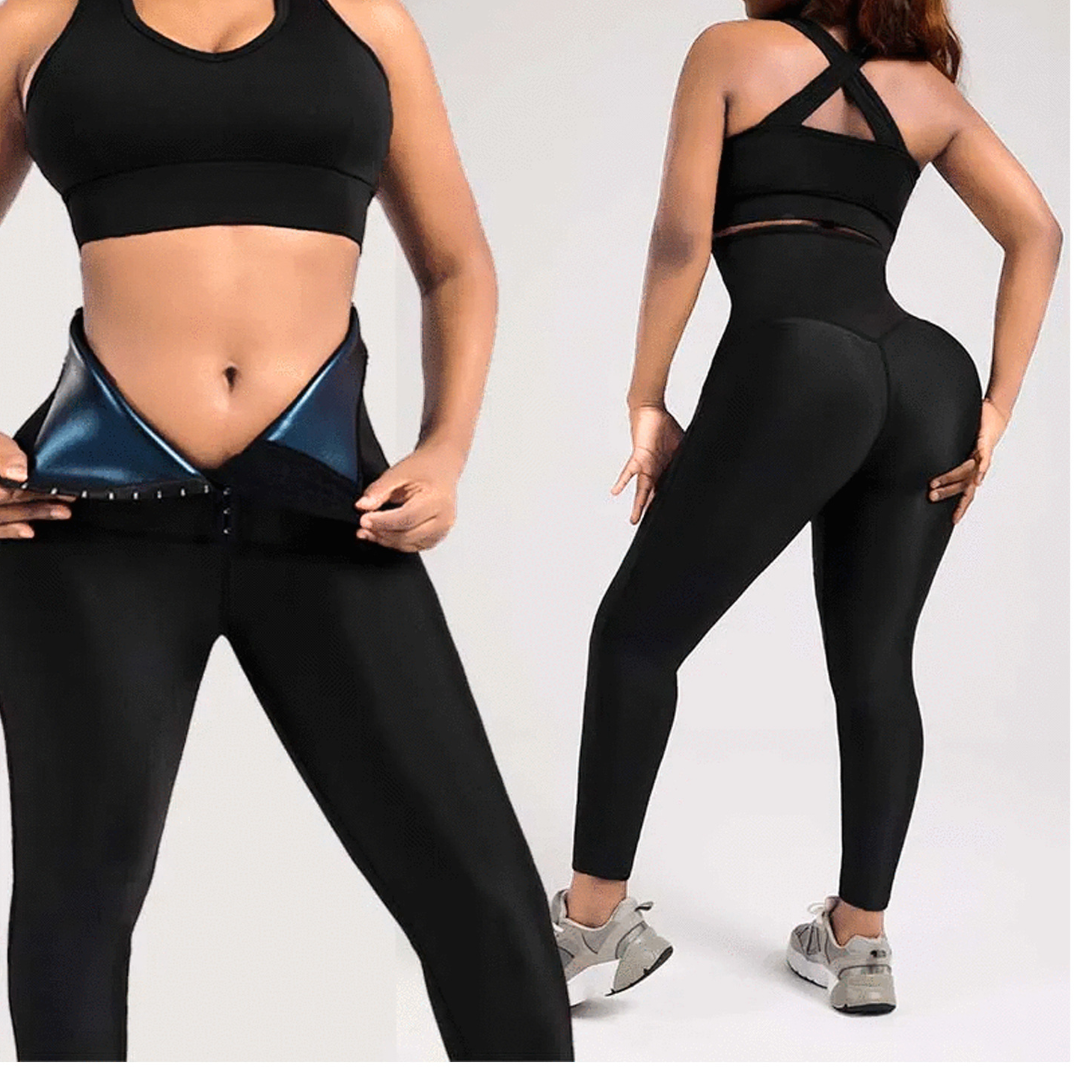 Colanți DWP Fitness Modelatori pentru Slăbit - 2 în 1 - Neopren Complet