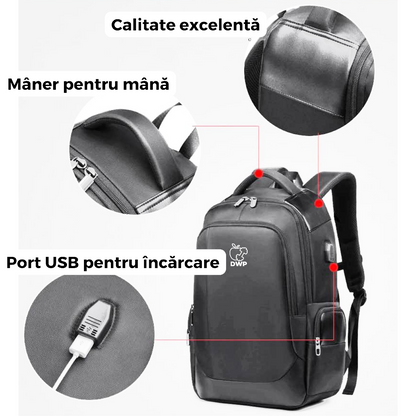 Rucsac Multifuncțional Impermeabil DWP Fitness, Business & Sport - 46x31x16 cm