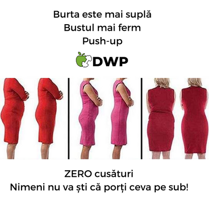 Lenjerie Modelatoare ORIGINALĂ DWP Fitness, Cu Efect de Compresie, Fără Cusături - Lung