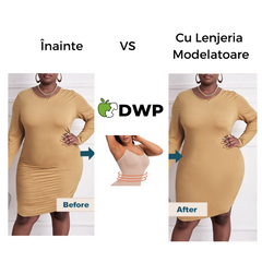 Body Modelator ORIGINAL DWP Fitness, Cu Efect de Compresie, Fără Cusături