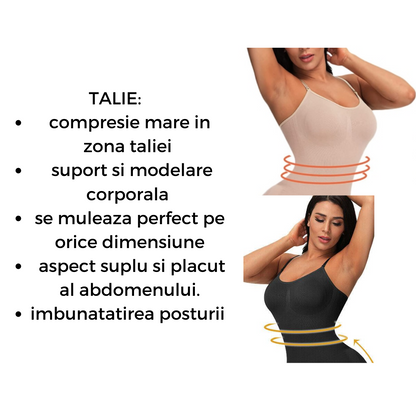 Body Modelator "SKIN", Spate Gol, DWP Fitness-Efect Compresie,Tanga