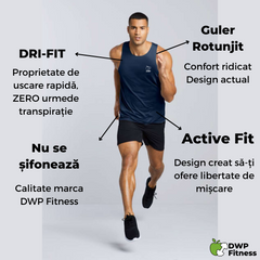 Maiou DWP Fitness Performance Dri-FIT - Material Respirabil