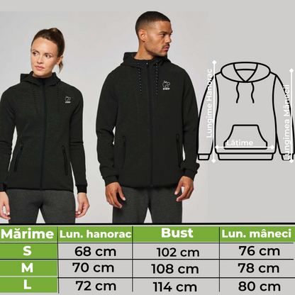 Hoodie DWP Fitness Performance, Relaxed Fit - Unisex