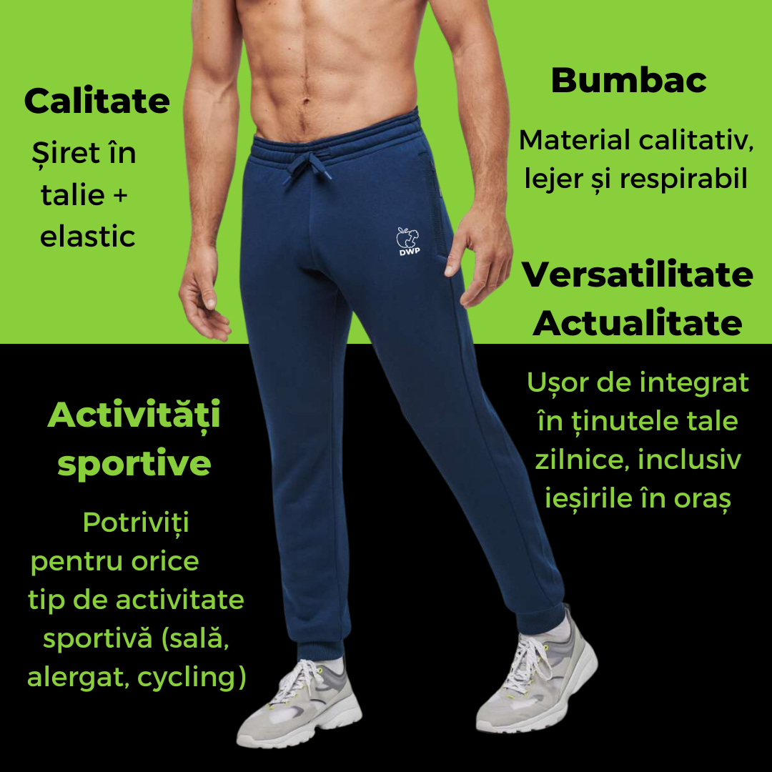 Joggers Performance DWP Fitness - Cu Buzunar La Spate