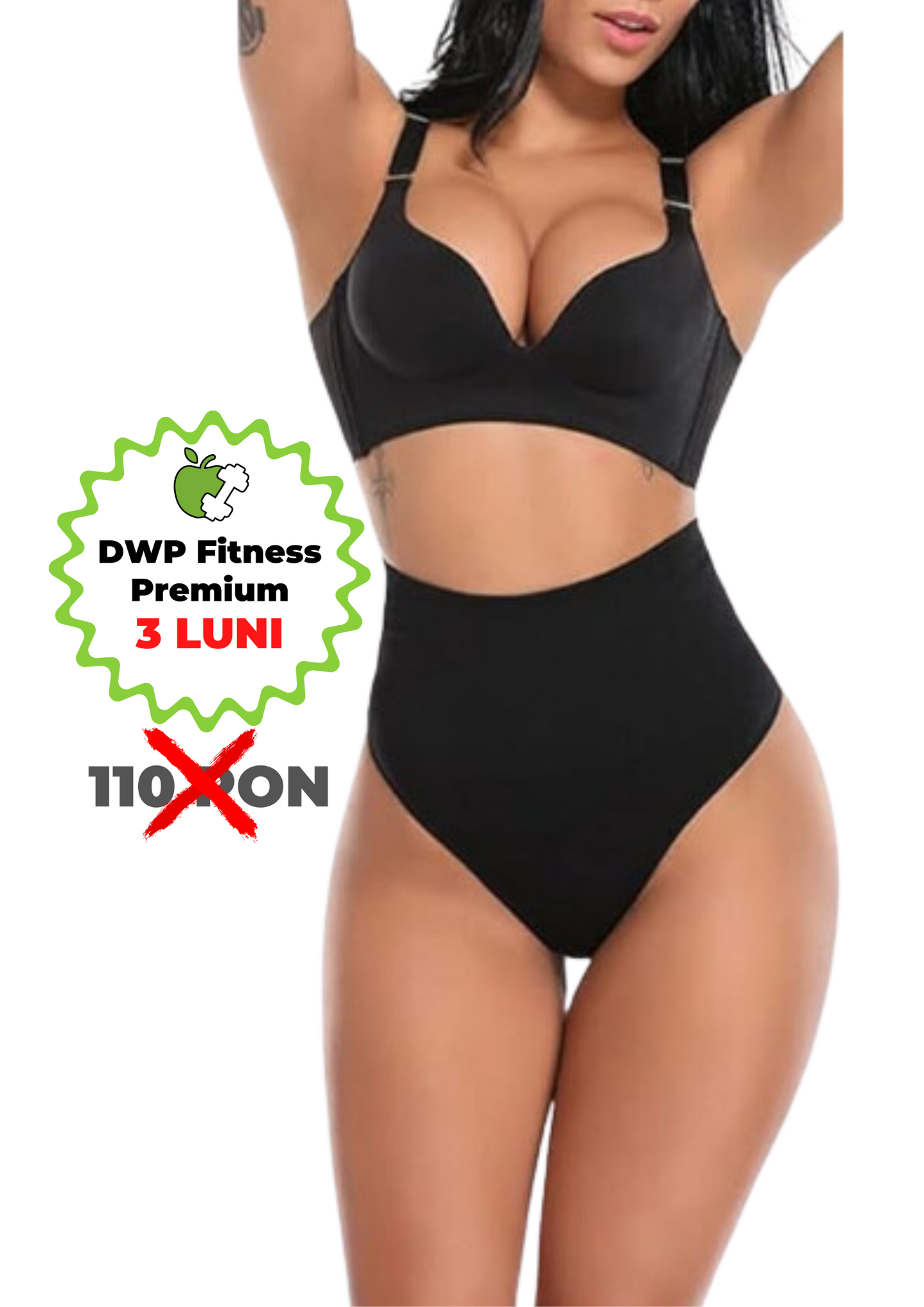 Chilot Modelator Tanga invizibil DWP Fitness - Cu Efect de Compresie