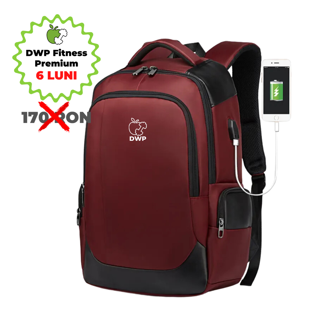 Rucsac Multifuncțional Impermeabil DWP Fitness, Business & Sport - 46x31x16 cm