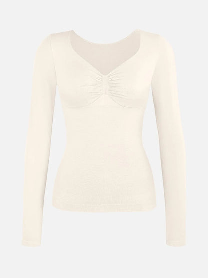 Top Modelator DWP – Mânecă lungă, Compresie Ridicată & Push-Up