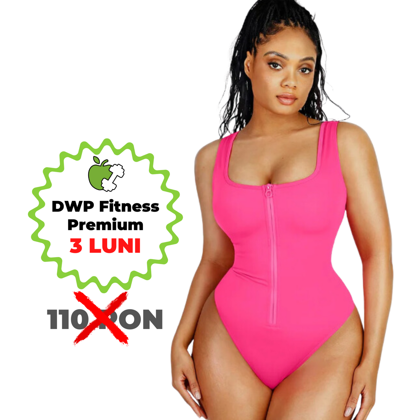 Costum de Baie "One Piece" Modelator, Efect de Compresie - DWP Fitness