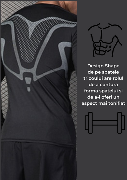 Tricou Compresie DWP Fitness X-Treme, Material Respirabil