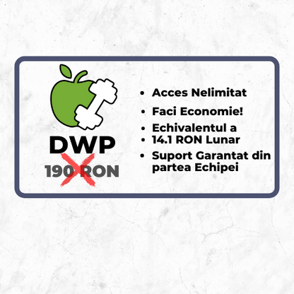 Abonament 6 Luni DWP Fitness Premium