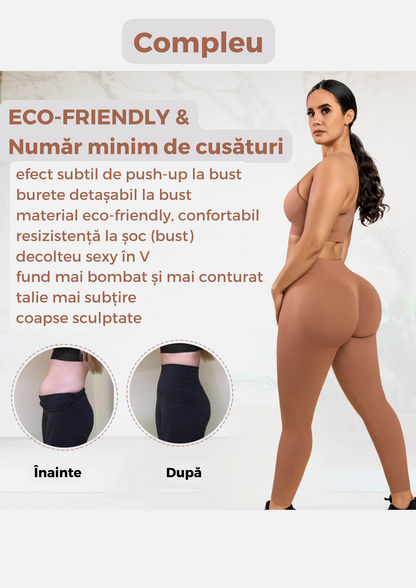 Compleu DWP Shape Eco-Friendly Premium - Fără Cusături, Efect Modelator & Push-Up