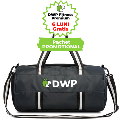 Geantă Sport impermeabilă DWP Fitness, cu Compartiment Încălțăminte 45 x 22 x 30 cm