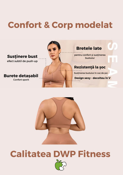 Compleu DWP Shape Eco-Friendly Premium - Fără Cusături, Efect Modelator & Push-Up