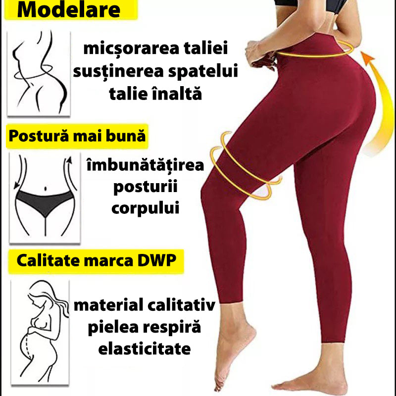 Colanți DWP Modelatori 2 în 1 - Centură Corset - Simplă