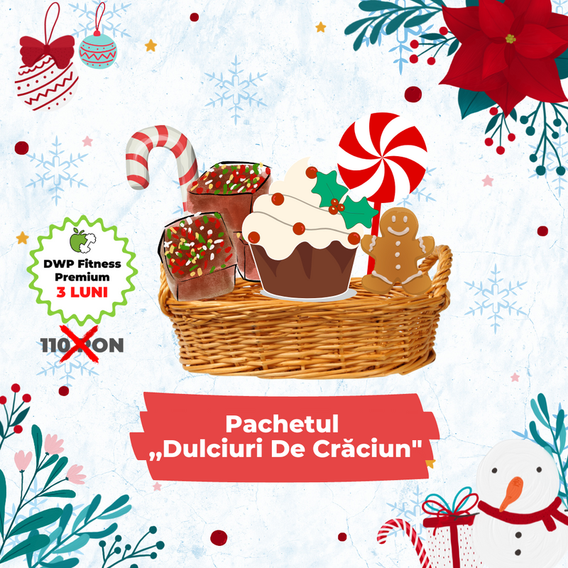 Pachetul "Dulciuri de Crăciun" - Împarte Crăciunul! + Abonament 3 Luni DWP Premium