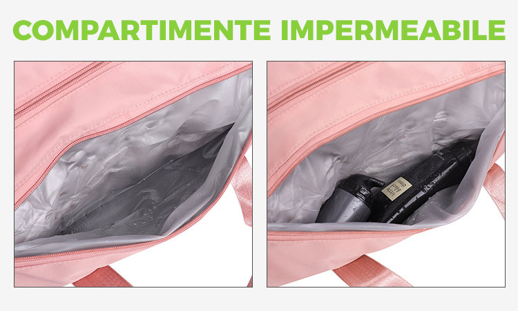 Geantă Sport impermeabilă DWP Fitness, cu Compartiment Încălțăminte 45 x 22 x 30 cm