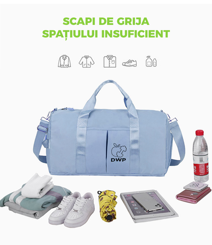 Geantă Sport impermeabilă DWP Fitness, cu Compartiment Încălțăminte 45 x 22 x 30 cm