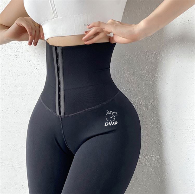 Pachet Promo - Colanți DWP Modelatori 2 în 1 - Centură Corset + Sticlă de apă DWP Fitness, Oțel Inoxidabil - 500 ml