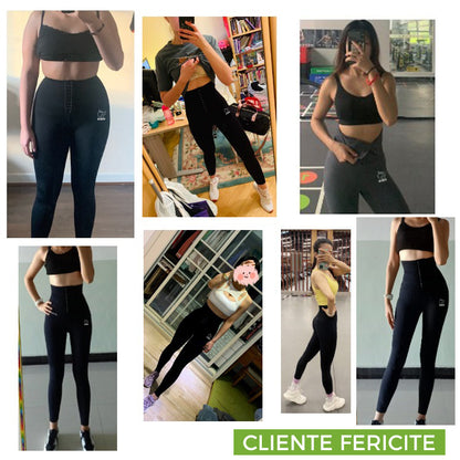 Pachet Promo - Colanți DWP Modelatori 2 în 1 Lungi + Scurți - Centură Corset "Efect Termic"