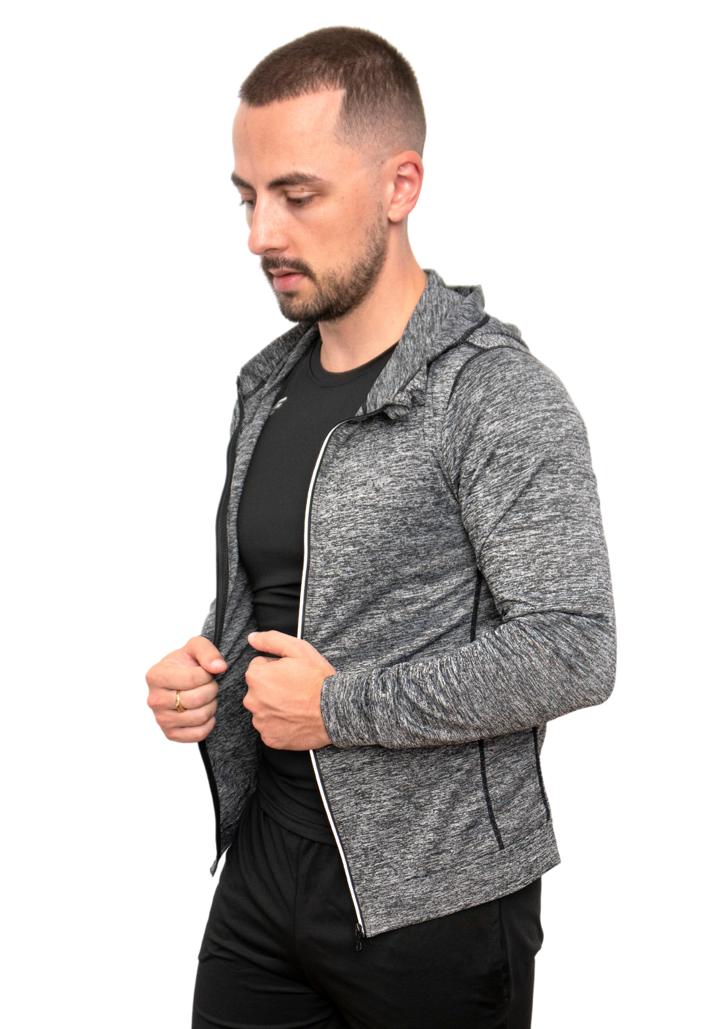 Hoodie DWP Fitness X-Treme, cu Compresie, Material Respirabil