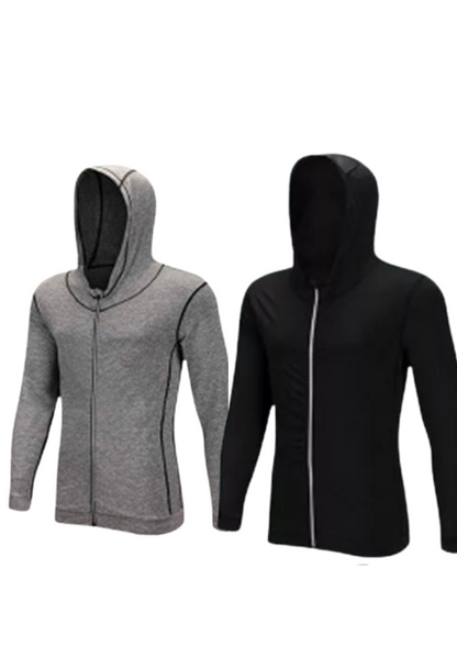 Hoodie DWP Fitness X-Treme, cu Compresie, Material Respirabil