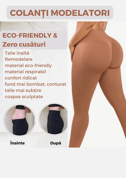 Compleu DWP Shape Eco-Friendly Premium - Fără Cusături, Efect Modelator & Push-Up