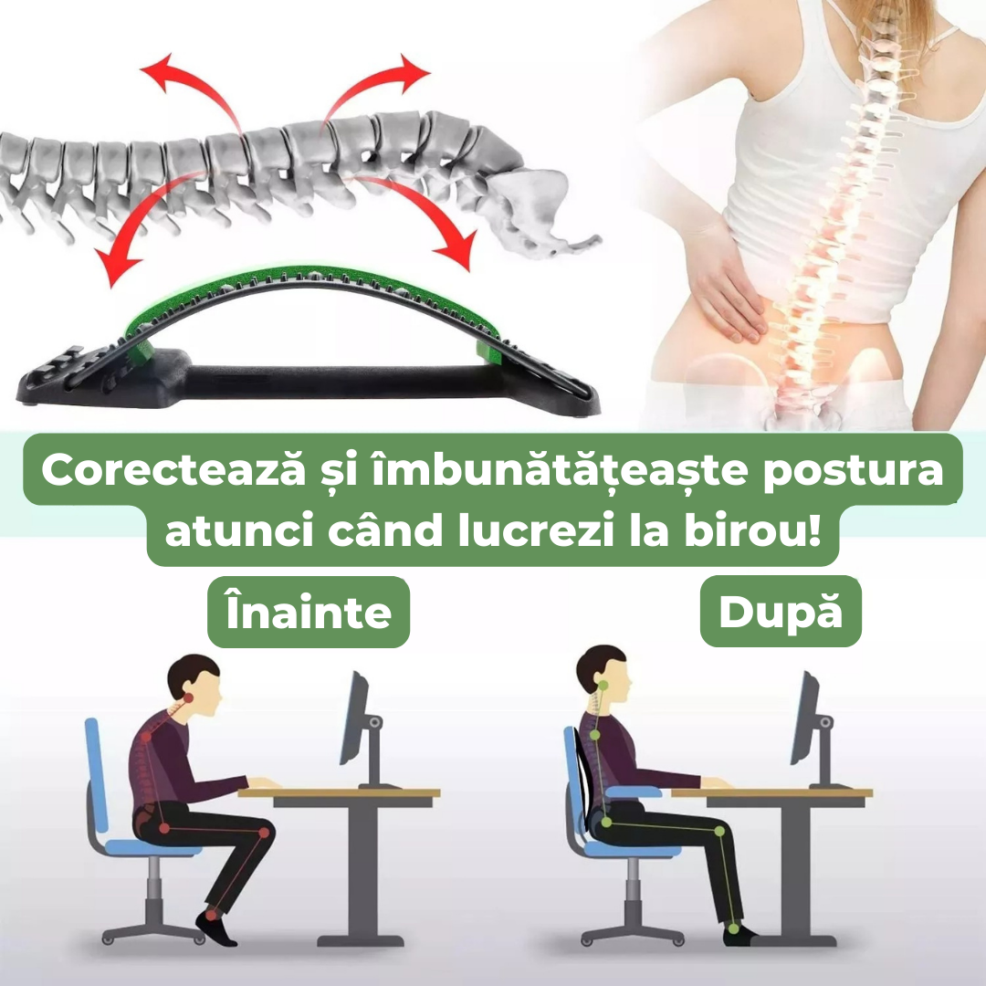 DWP Stretch Master - Dispozitiv pentru relaxare și masaj al spatelui