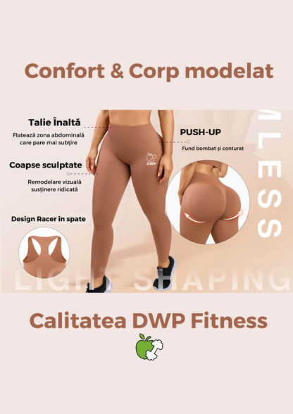 Compleu DWP Shape Eco-Friendly Premium - Fără Cusături, Efect Modelator & Push-Up