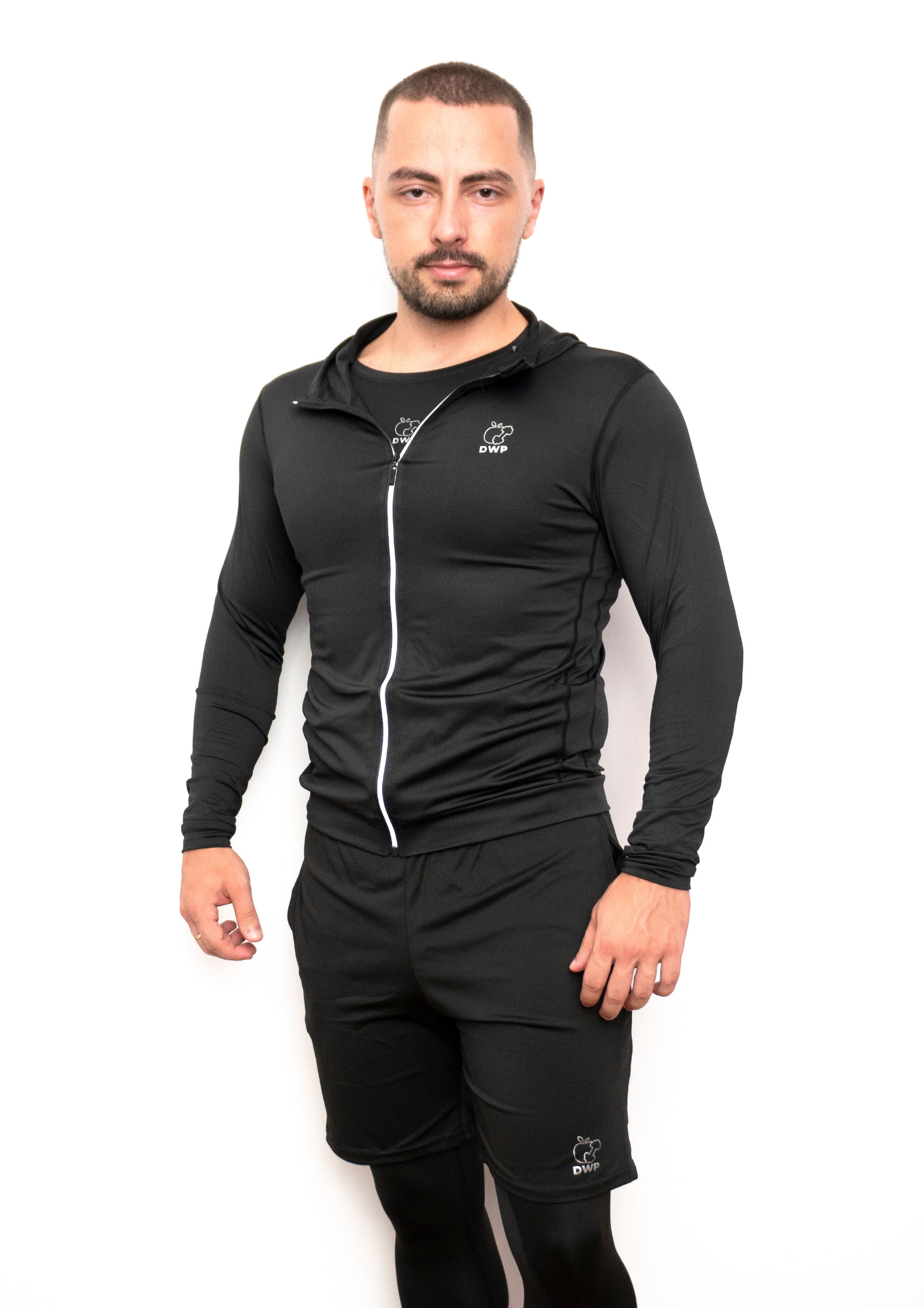 Hoodie DWP Fitness X-Treme, cu Compresie, Material Respirabil