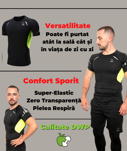 Tricou Compresie DWP Fitness X-Treme, Material Respirabil