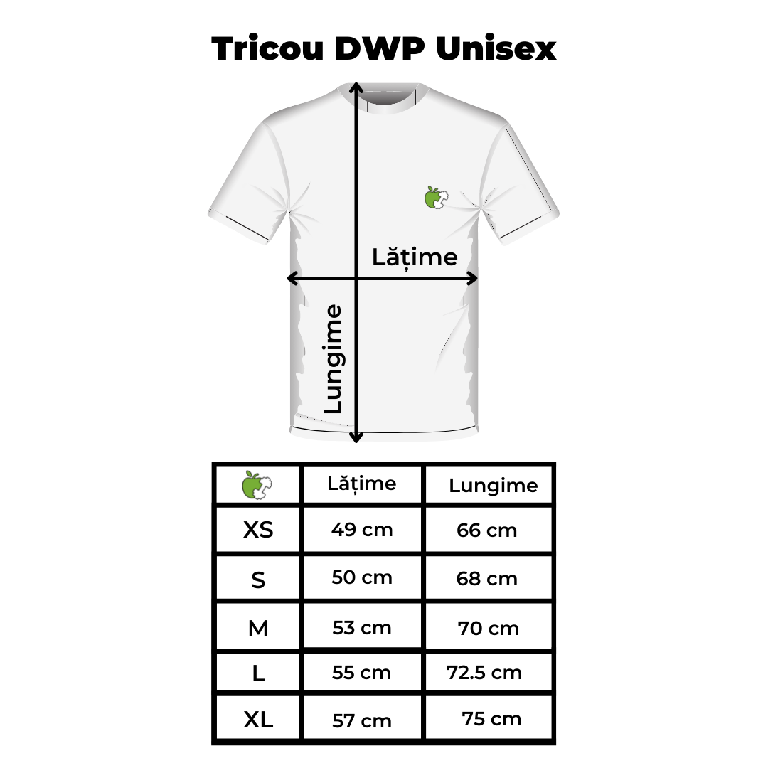 Tricou DWP Fitness Unisex - Ideal pentru Activități Sportive