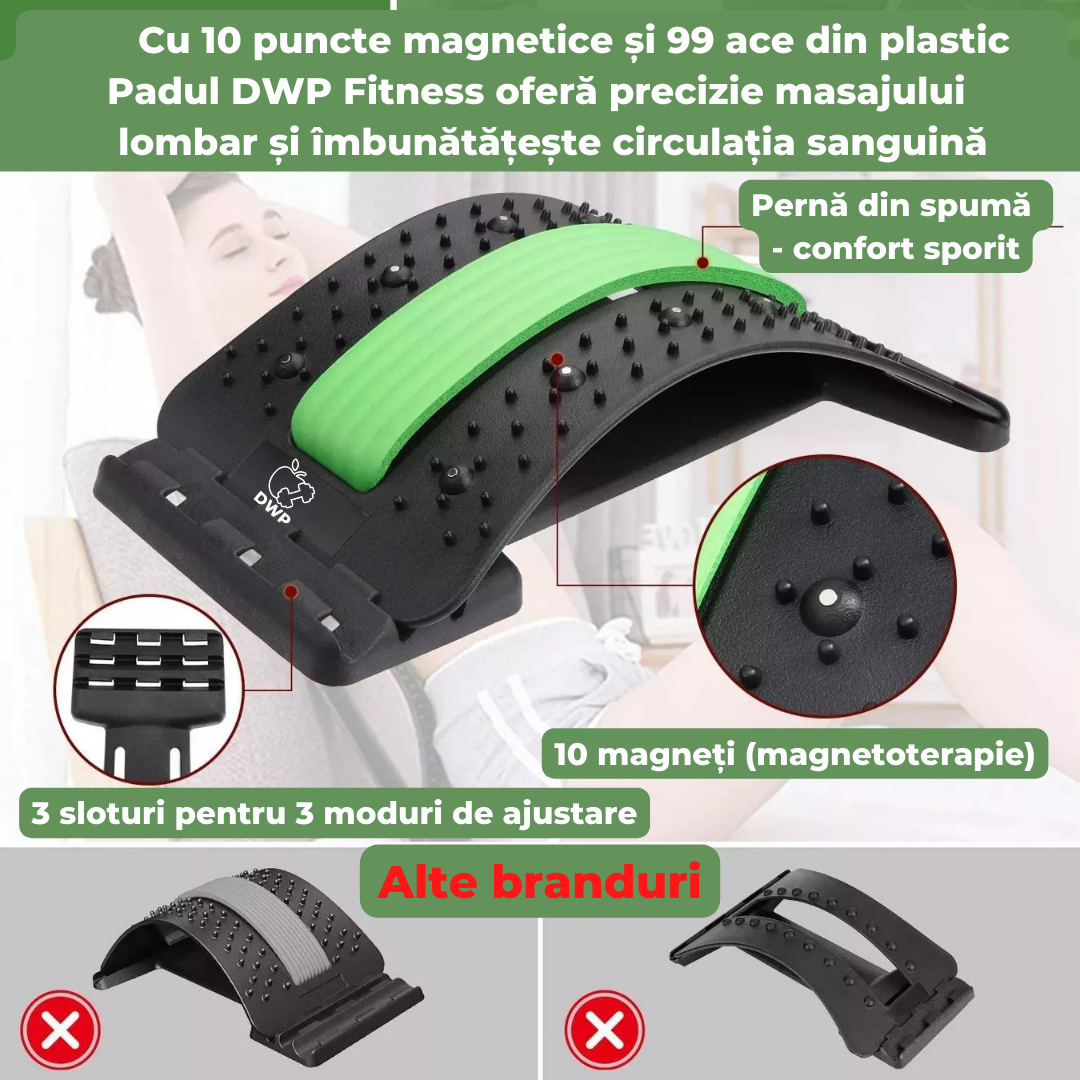 DWP Stretch Master - Dispozitiv pentru relaxare și masaj al spatelui