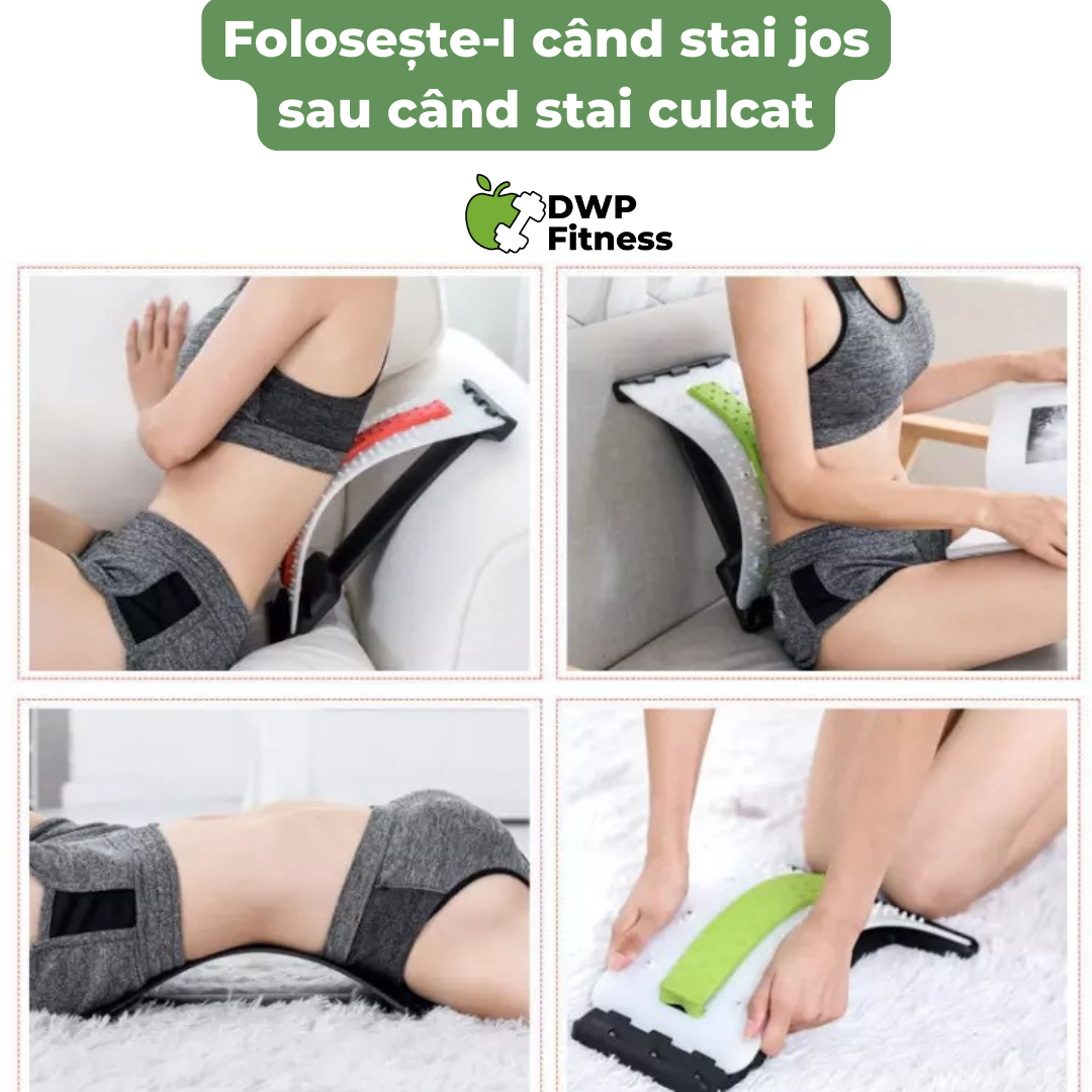 DWP Stretch Master - Dispozitiv pentru relaxare și masaj al spatelui