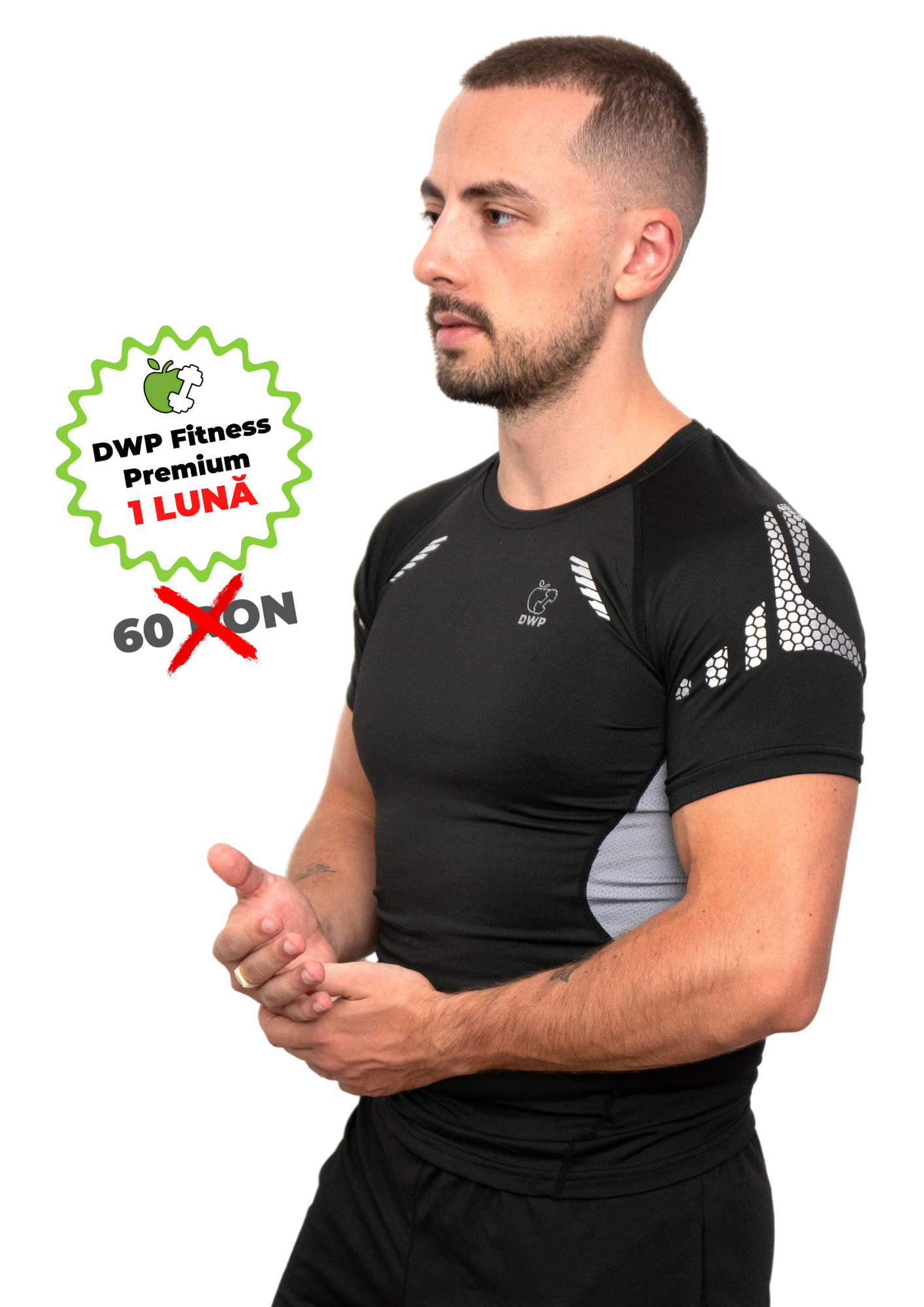 Tricou Compresie DWP Fitness X-Treme, Material Respirabil