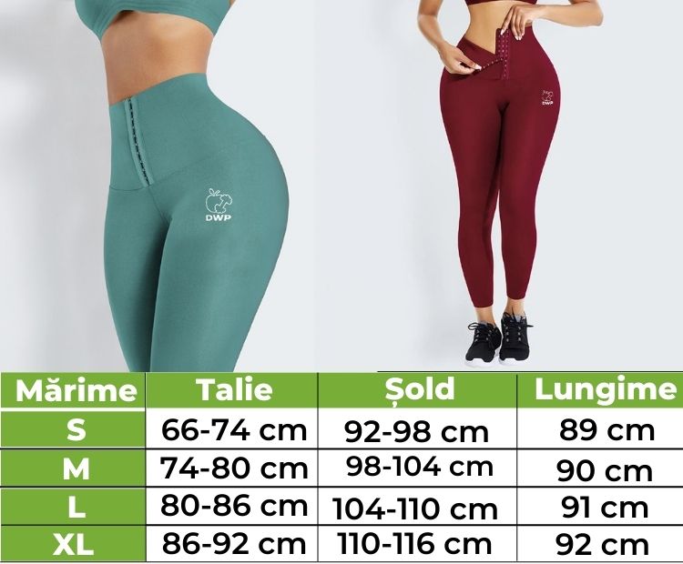 Colanți DWP Modelatori 2 în 1 - Centură Corset - Simplă